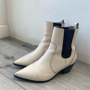 PAIGE ivory Willa booties.